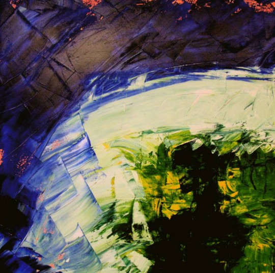 Insel 60 cm x 60 cm Öl