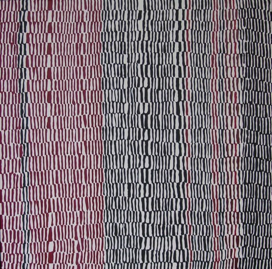 Schwarz-Weiss-Rot III 2013 Acryl auf Leinwand 60 cm x 60 cm 
