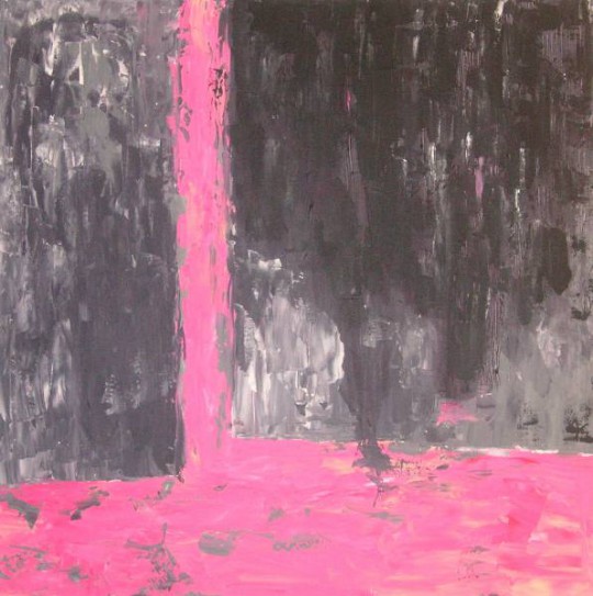 Think Pink 2007 Acryl auf Leinwand 80 cm x 80 cm 