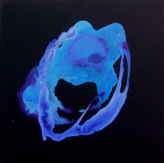 Blaue Lagune 2014 Acryl auf Leinwand 50 cm x 50 cm 