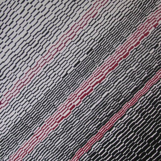 Schwarz-Weiss-Rot V 2013 Acryl auf Leinwand 60 cm x 60 cm 