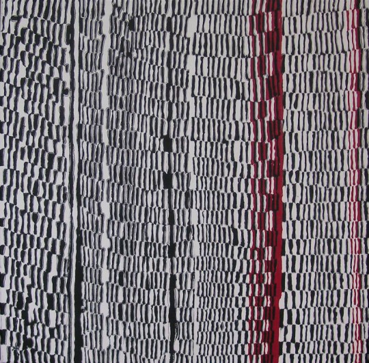 Schwarz-Weiss-Rot IV 2013 Acryl auf Leinwand 60 cm x 60 cm 