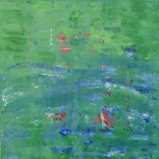 Frühling 70 cm x 70 cm Öl