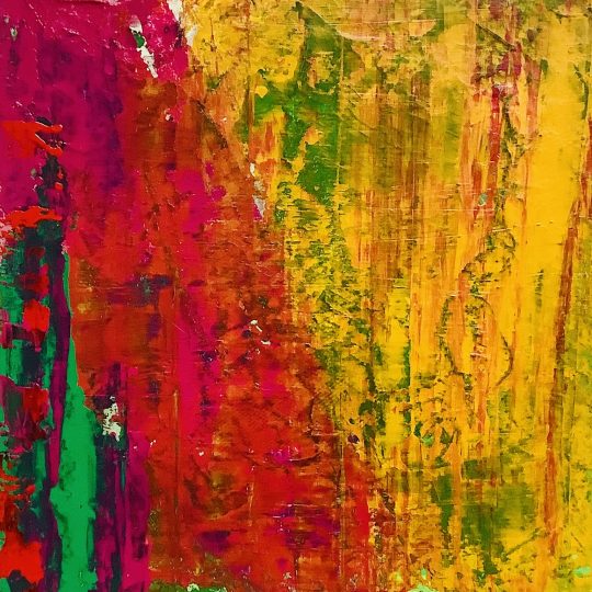 Bunte Welt 60 cm x 60 cm Acryl