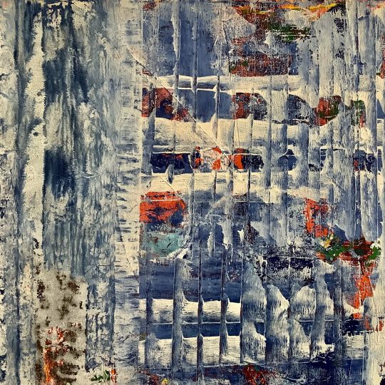 Frostiger Morgen 60 cm x 60 cm Acryl