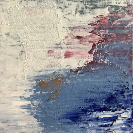Schneelandschaft 60 cm x 60 cm Acryl