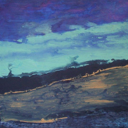 Moorlandschaft 100 cm x 100 cm Acryl