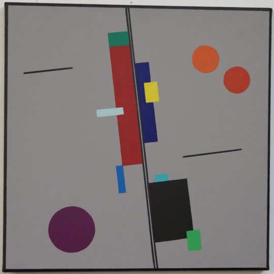 Blickachse IV 40 cm x 40 cm Acryl