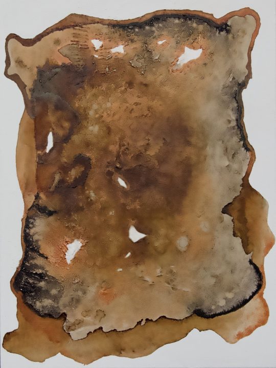 Kaffeeole 60 cm x 70 cm Kaffee/Acryl