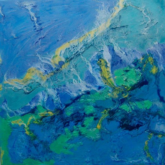 Wasserwelten II 60 cm x 60 cm Acryl