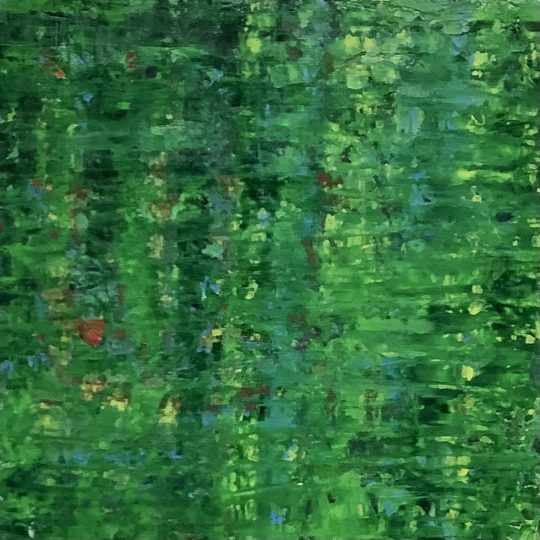 Wiese 60 cm x 60 cm Öl