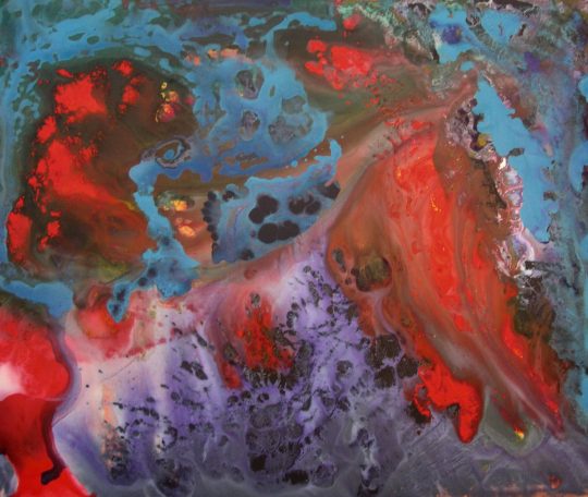 Galaxy 120 cm x 100 cm Acryl