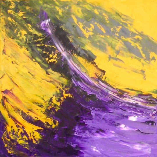 Alles in Bewegung 2020 Acryl auf Leinwand 60 cm x 60 cm