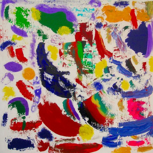 Karneval 2020 Acryl auf Leinwand 100 cm x 100 cm