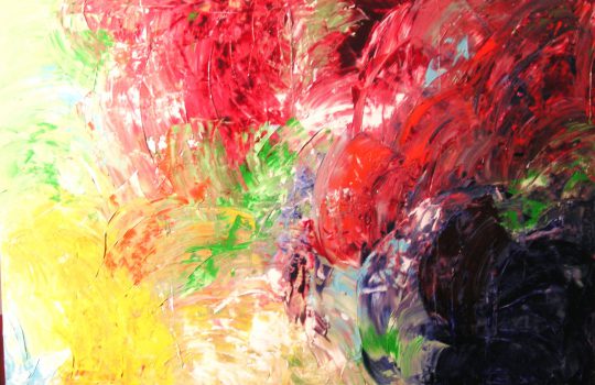 ohne Titel 150 cm x 100 cm Öl