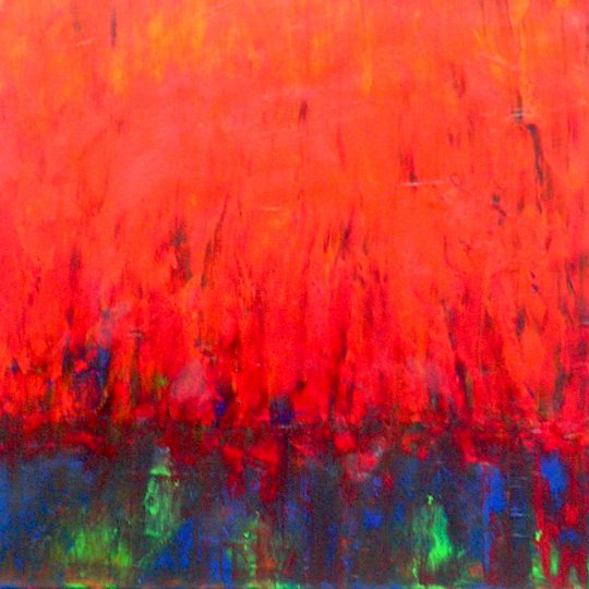 Wärme 2019 Acryl auf Leinwand 60cm x 60 cm