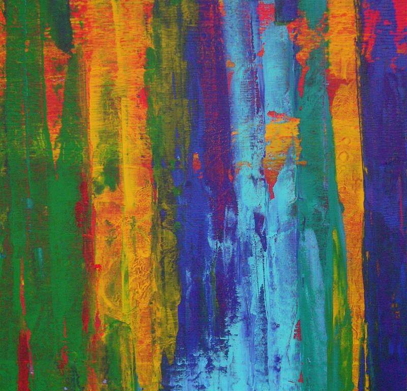 Bunt 2012 Acryl auf Leinwand 60 cm x 60 cm