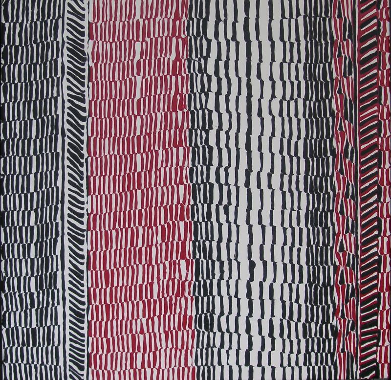 Schwarz-Weiss-Rot II 2013 Acryl auf Leinwand 60 cm x 60 cm