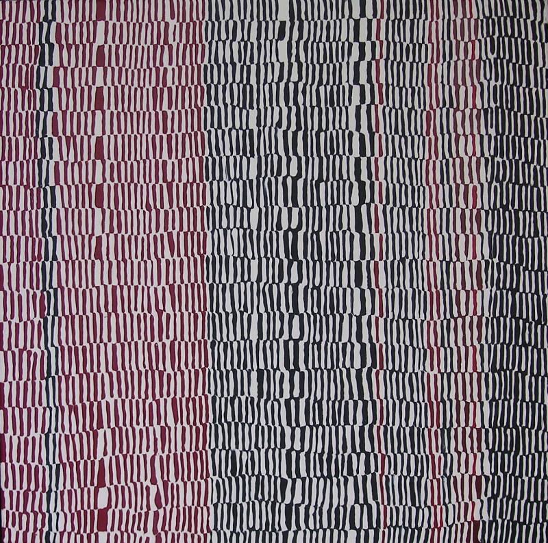 Schwarz-Weiss-Rot III 2013 Acryl auf Leinwand 60 cm x 60 cm