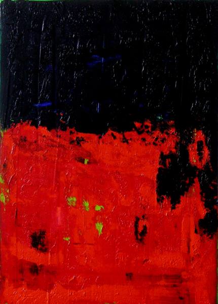 Sonnensturm 2010 Öl auf Leinwand 50 cm x 70 cm
