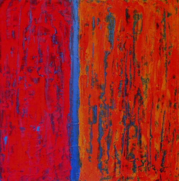 Teilung 2010 Acryl auf Leinwand 70 cm x 70 cm