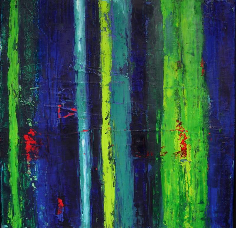 Im Unterholz II 2011 Öl auf Leinwand 60 cm x 60 cm
