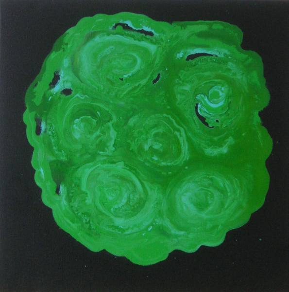 Edelsteine "Türkis" 2013 Acryl auf Leinwand 40 cm x 40 cm