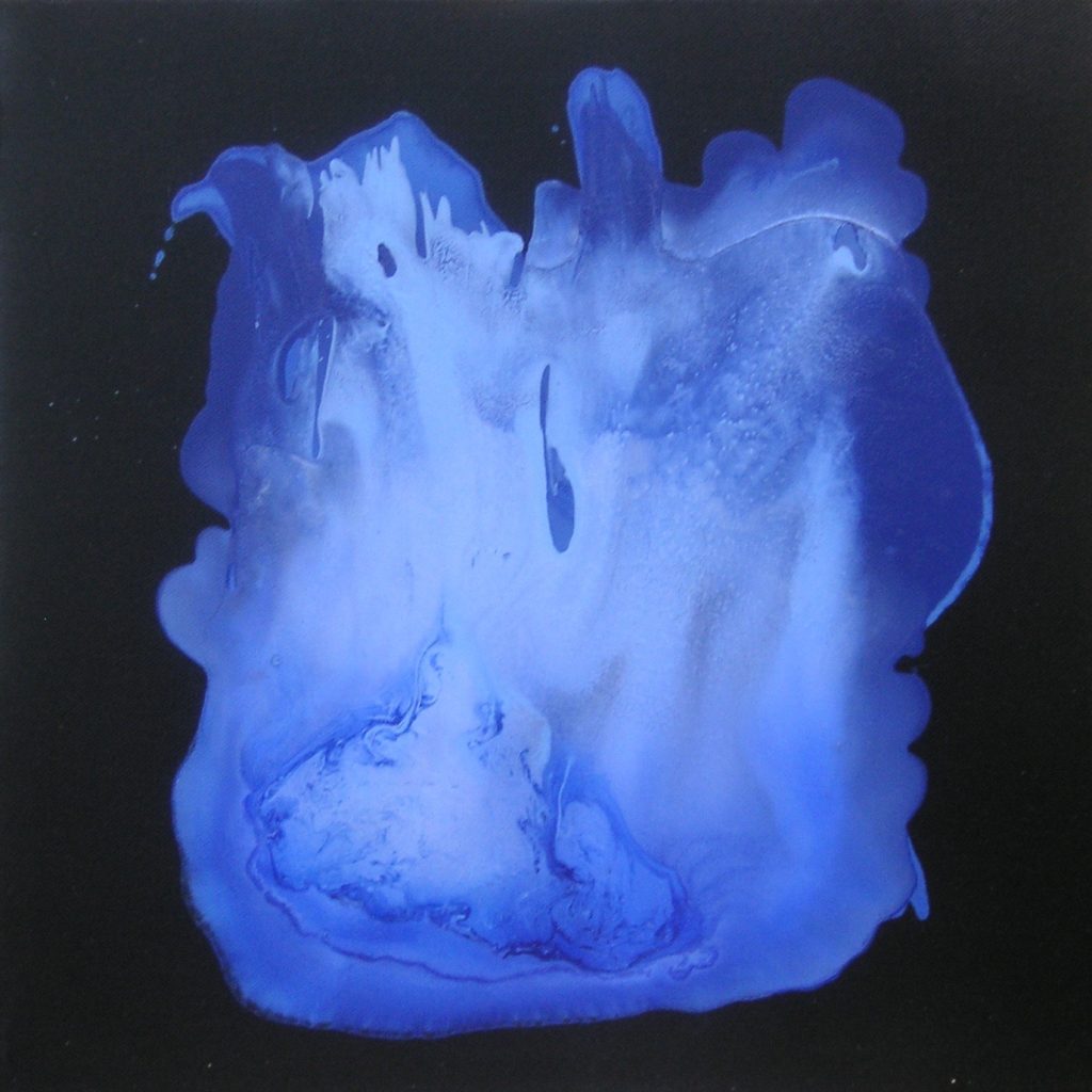 Blaue Blume 2017 A 50x50