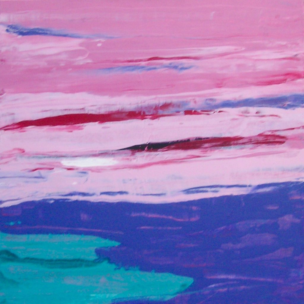 Meeresleuchten 60 cm x 60 cm Acryl