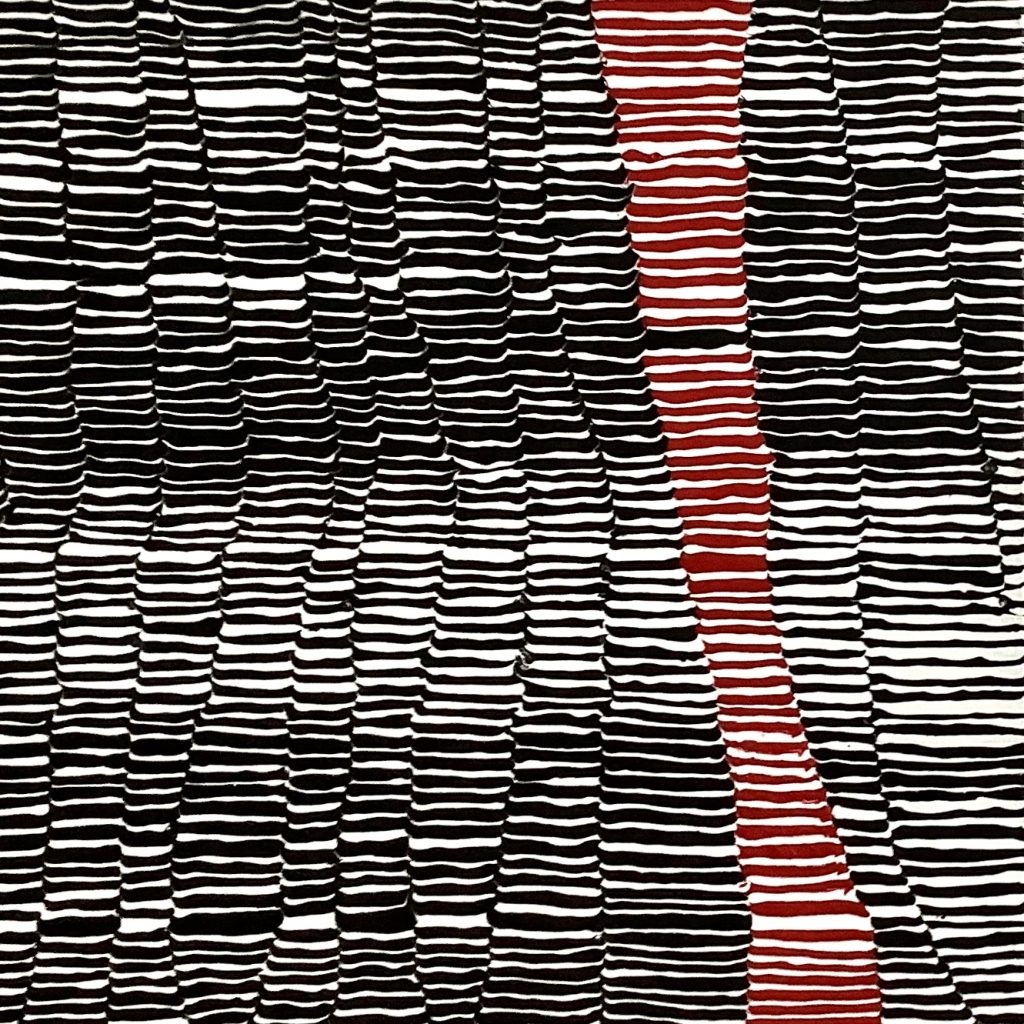 schwarz-weiß-rot 60 cm x 60 cm Acryl